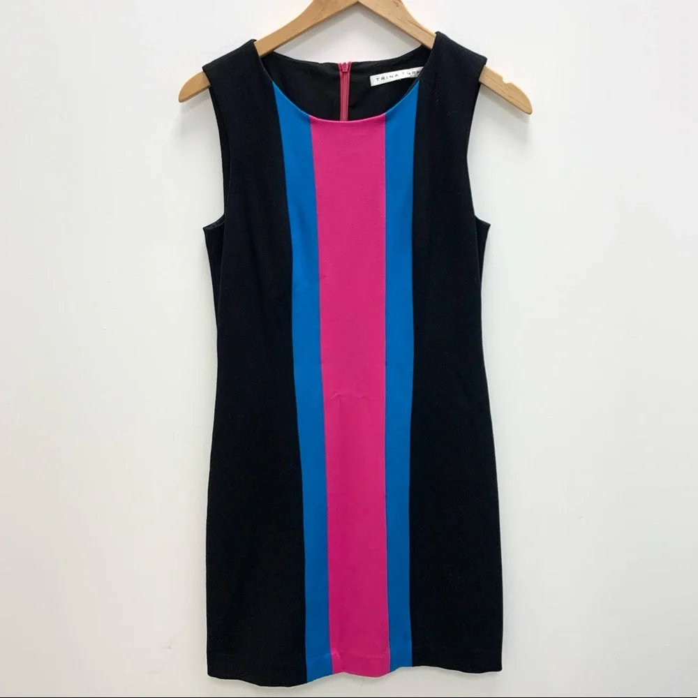 Trina Turk Colorblock Sheath Dress - Picture 2 of 7